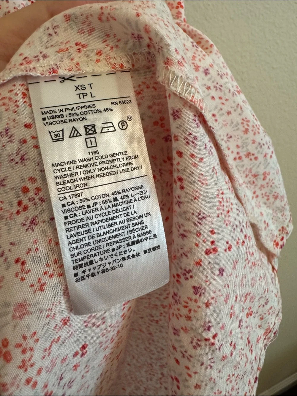 Banana Republic Floral Print Ruched-sleeve dress
